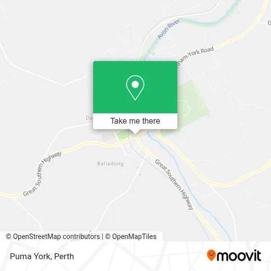 Mapa Puma York