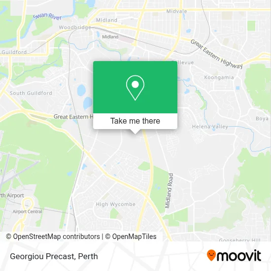 Mapa Georgiou Precast