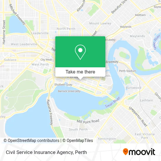 Civil Service Insurance Agency map