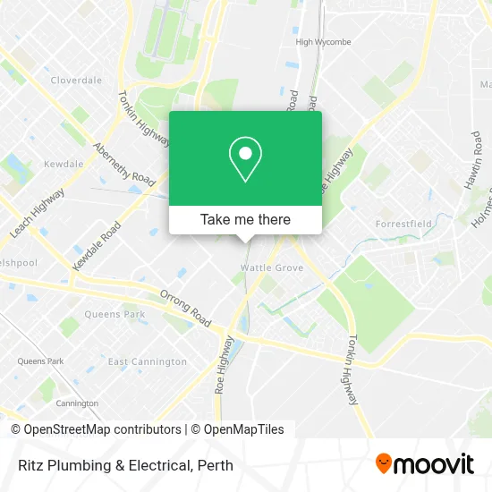 Mapa Ritz Plumbing & Electrical