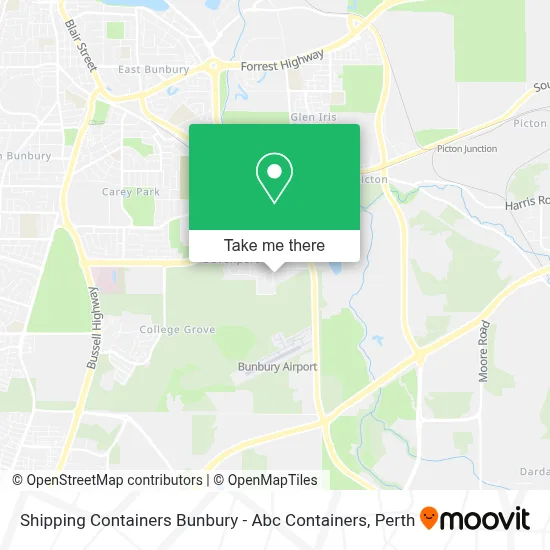 Mapa Shipping Containers Bunbury - Abc Containers