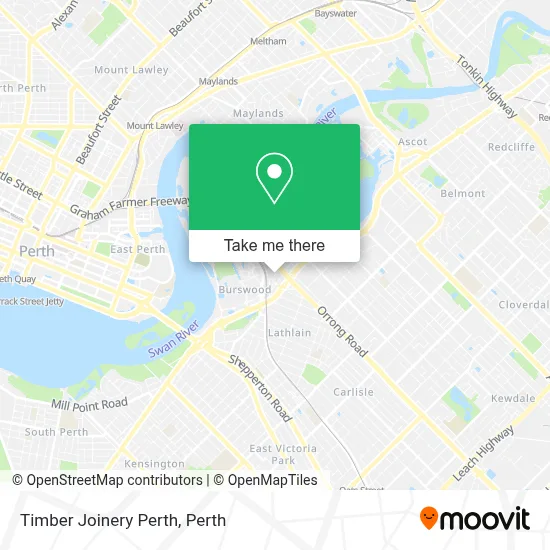 Mapa Timber Joinery Perth