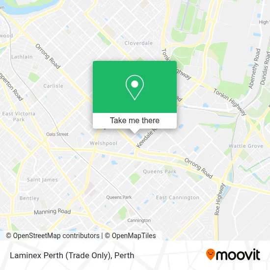 Mapa Laminex Perth (Trade Only)