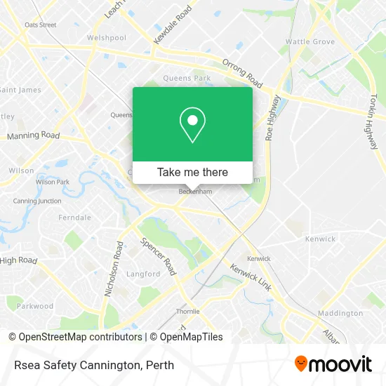 Rsea Safety Cannington map