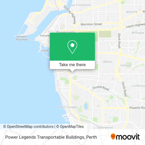 Mapa Power Legends Transportable Buildings