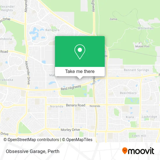 Mapa Obsessive Garage