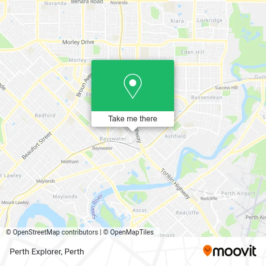 Perth Explorer map