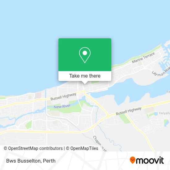 Mapa Bws Busselton