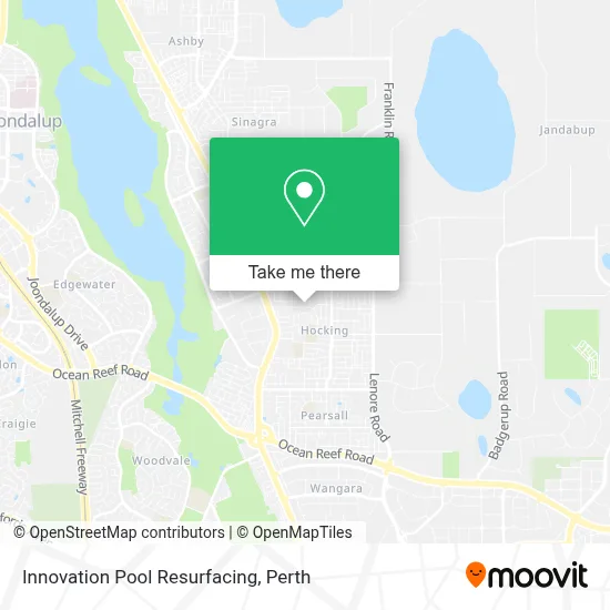 Innovation Pool Resurfacing map