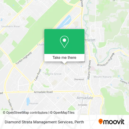 Diamond Strata Management Services map
