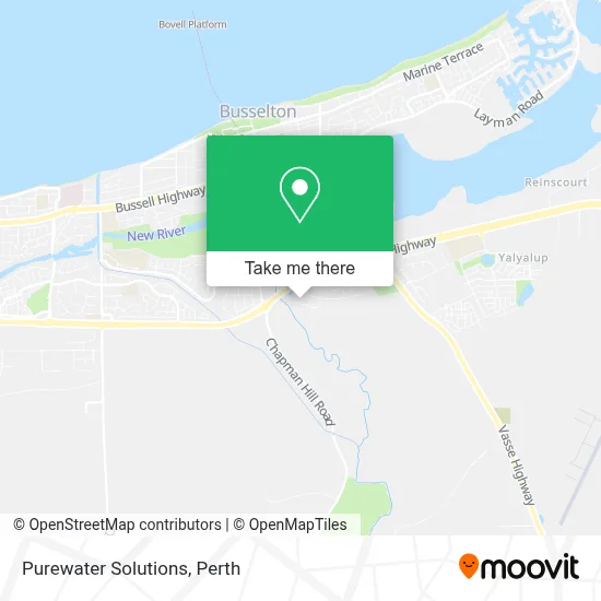 Mapa Purewater Solutions