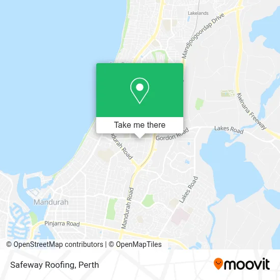 Mapa Safeway Roofing