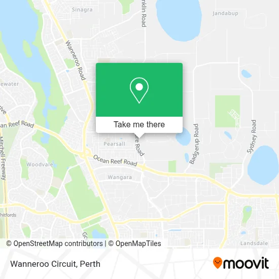 Mapa Wanneroo Circuit
