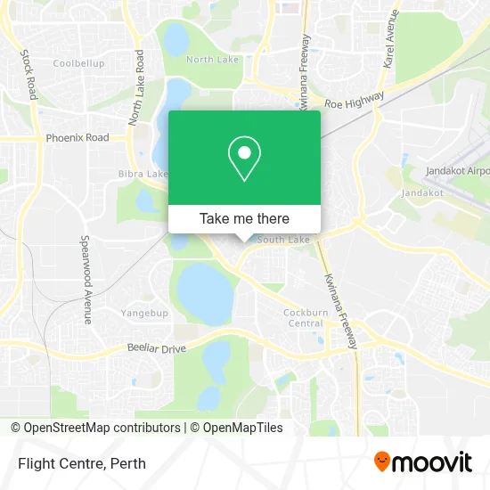 Mapa Flight Centre