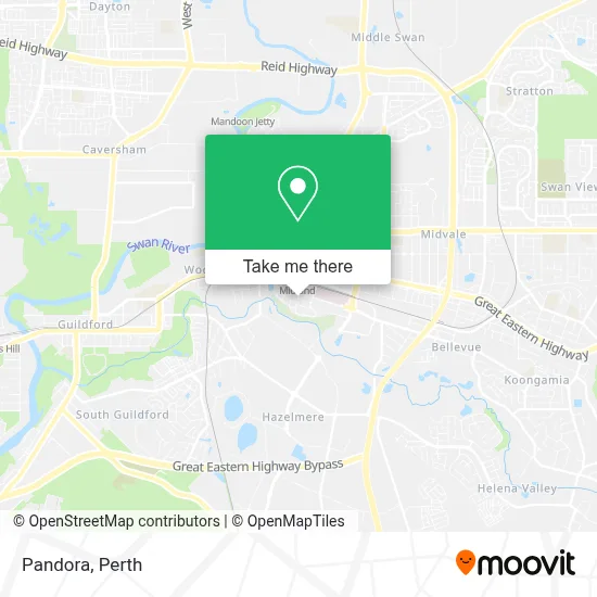 Mapa Pandora