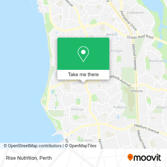 Rise Nutrition map