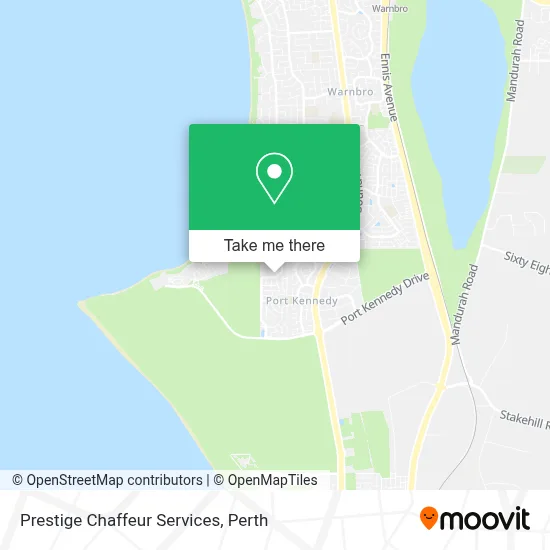 Mapa Prestige Chaffeur Services