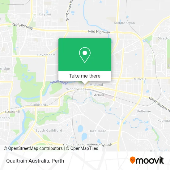 Mapa Qualtrain Australia