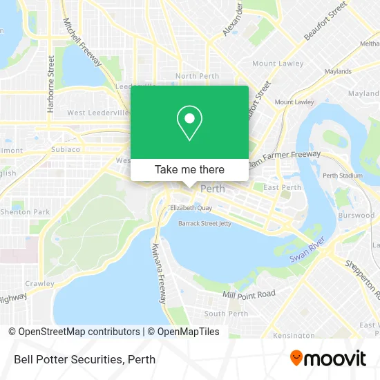 Mapa Bell Potter Securities