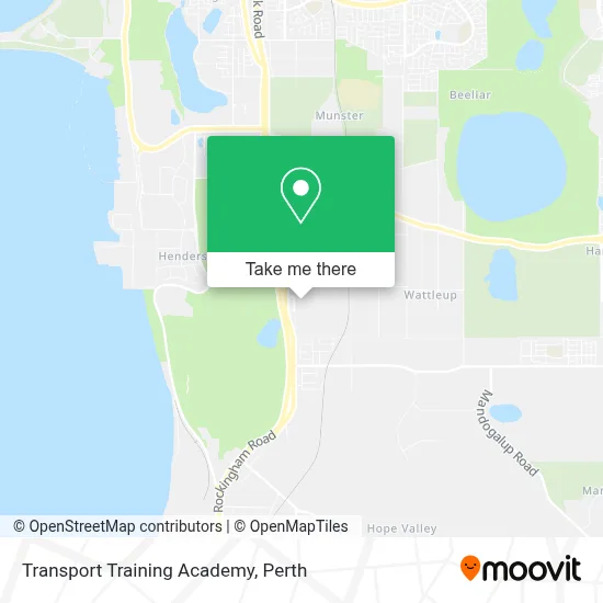 Mapa Transport Training Academy