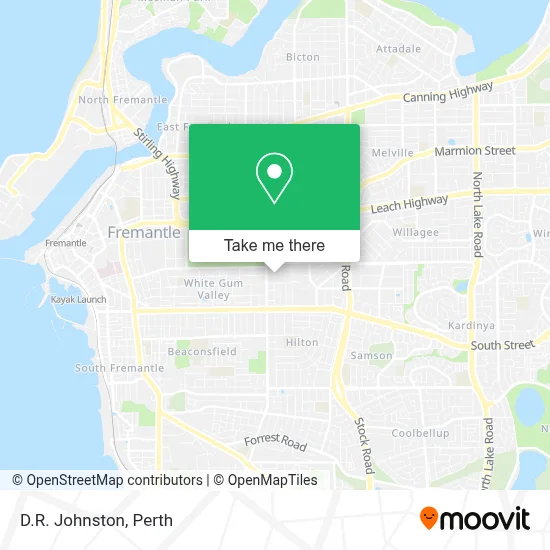 Mapa D.R. Johnston
