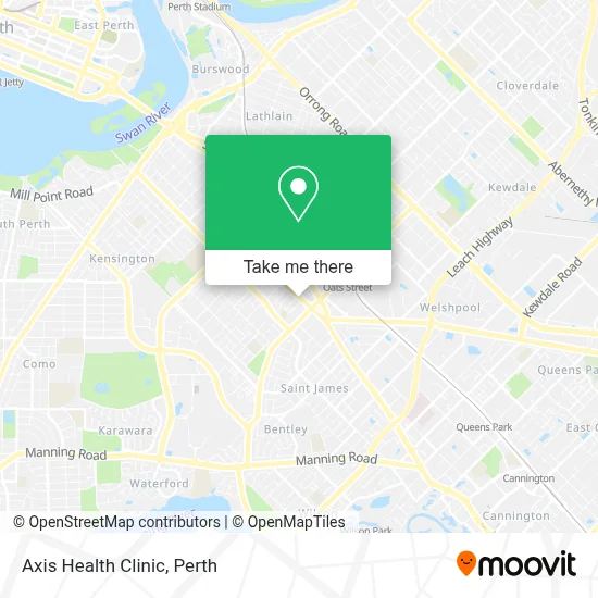 Mapa Axis Health Clinic