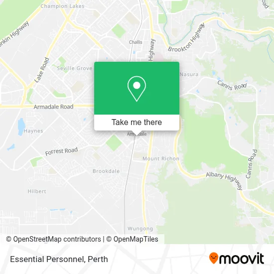 Mapa Essential Personnel