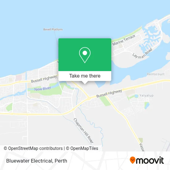 Mapa Bluewater Electrical