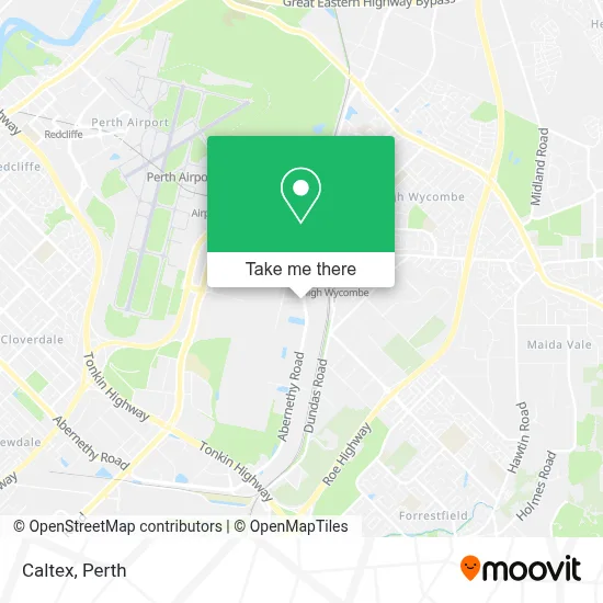 Caltex map