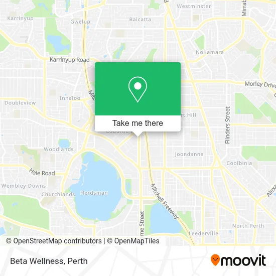 Mapa Beta Wellness
