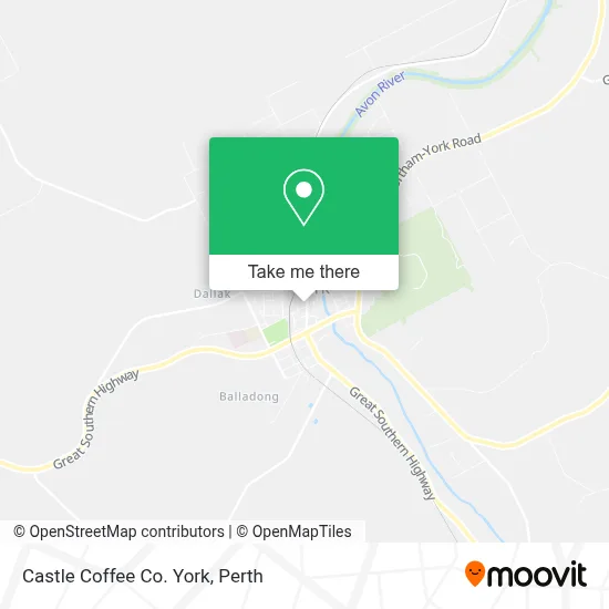 Mapa Castle Coffee Co. York