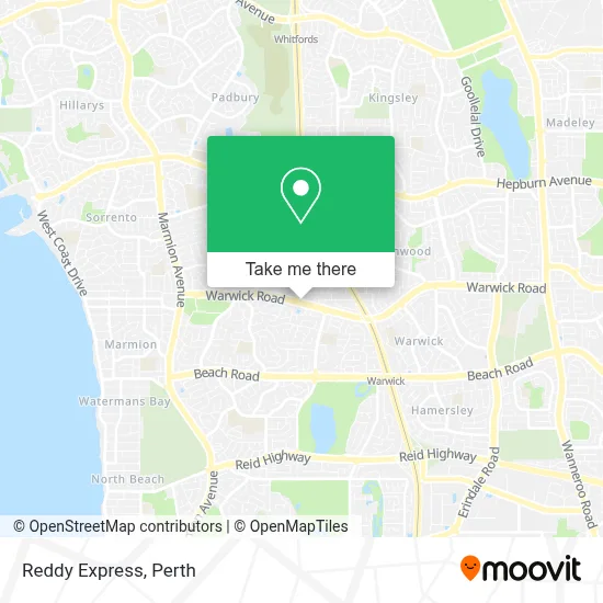 Mapa Reddy Express
