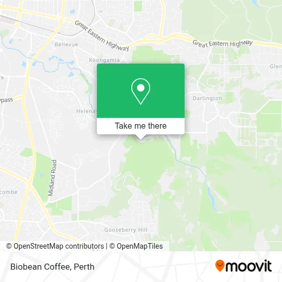 Mapa Biobean Coffee