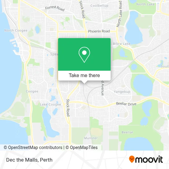 Mapa Dec the Malls