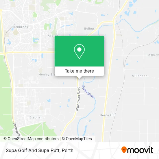 Mapa Supa Golf And Supa Putt