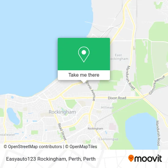 Easyauto123 Rockingham, Perth map