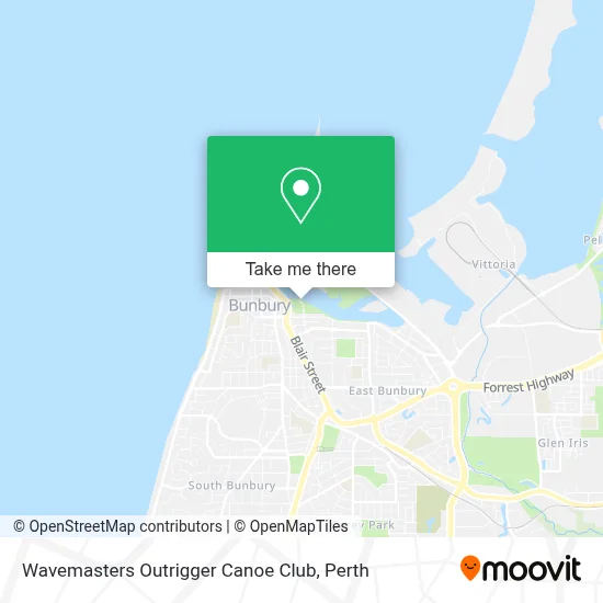 Mapa Wavemasters Outrigger Canoe Club