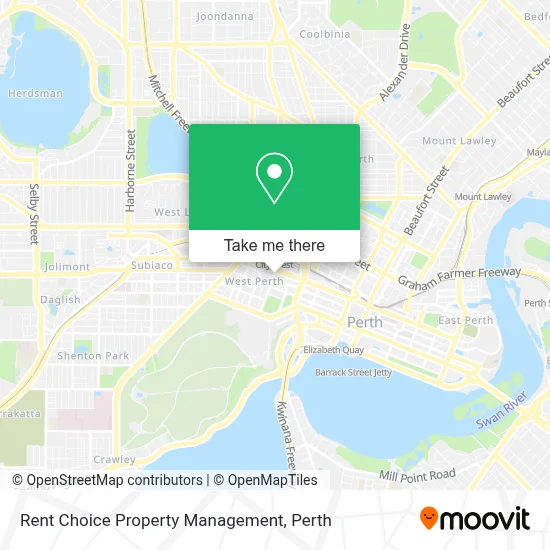 Rent Choice Property Management map