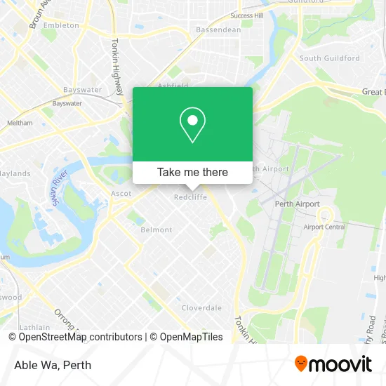 Mapa Able Wa