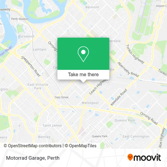 Motorrad Garage map