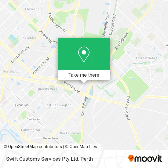 Mapa Swift Customs Services Pty Ltd