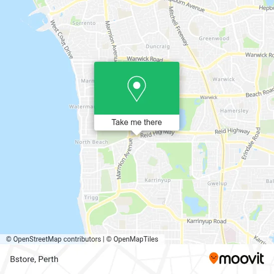 Mapa Bstore