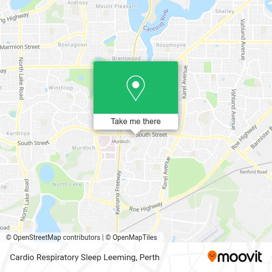 Cardio Respiratory Sleep Leeming map