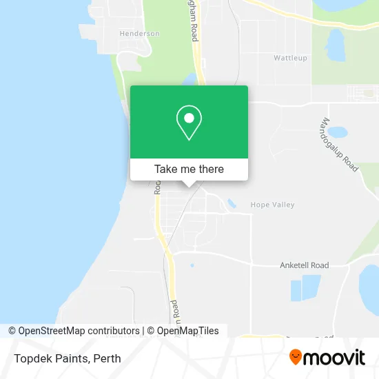 Mapa Topdek Paints