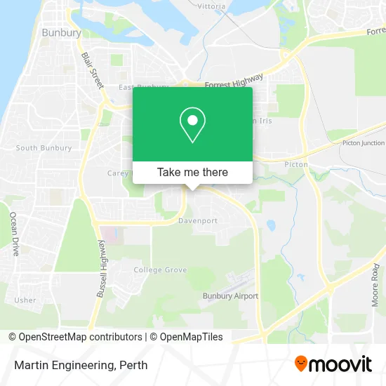 Mapa Martin Engineering