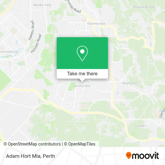 Mapa Adam Hort Mla