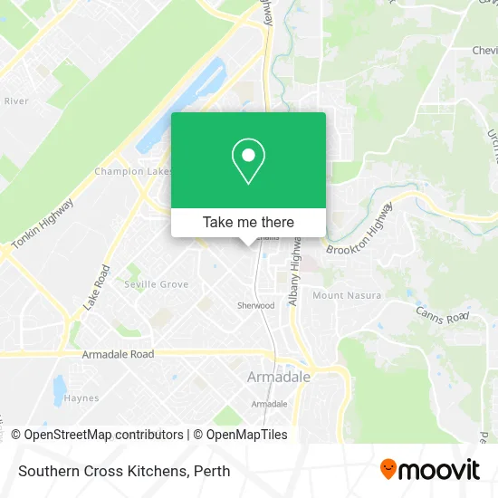 Mapa Southern Cross Kitchens