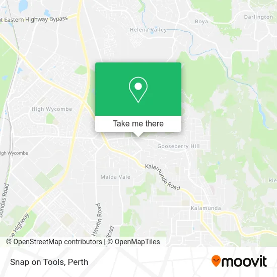 Mapa Snap on Tools