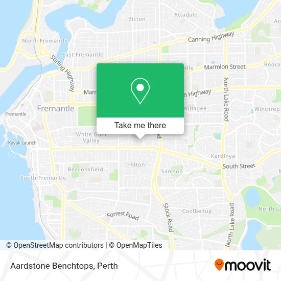 Mapa Aardstone Benchtops