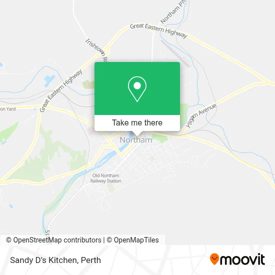 Mapa Sandy D's Kitchen